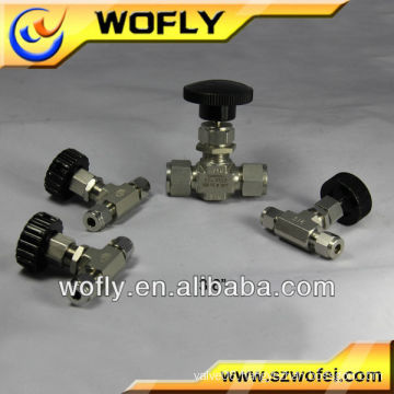 SS316 Angle Type Brass Needle Valve with CE